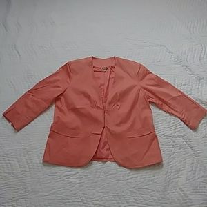 Coral Blazer by Roz & Ali